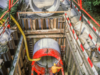 Baustelle im Tiefbau mit Baggerarbeiten und Rohrverlegung – stellvertretend für die digitale Baustellenorganisation mit Pro-Bau/S® AddOne.