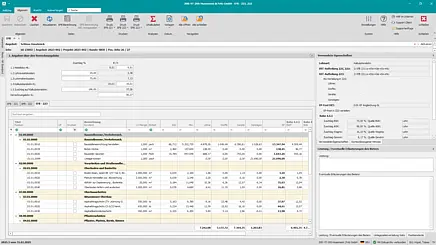 Formular EFB 223 zur Erfassung der Zuschläge für allgemeine Geschäftskosten im Baugewerbe