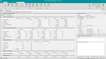 EFB 222 zur detaillierten Angabe von Baustellengemeinkosten-Zuschlägen in der Angebotskalkulation