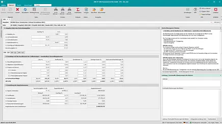 Formular EFB 221 mit Übersicht zur Ermittlung der Allgemeinen Geschäftskosten und Baustellengemeinkosten