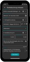Gerätebuchung mit der Zeiterfassungs App Bau Gerätestunden und Einsätze dokumentieren mit der Zeiterfassungs App Bau